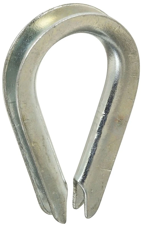 Zinc Plated Rope Thimble for 1/8 Inch Rope