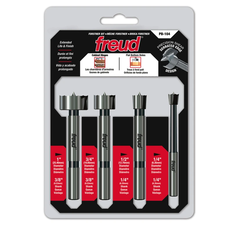 Freud Forstner Bit Set (4-Pieces)