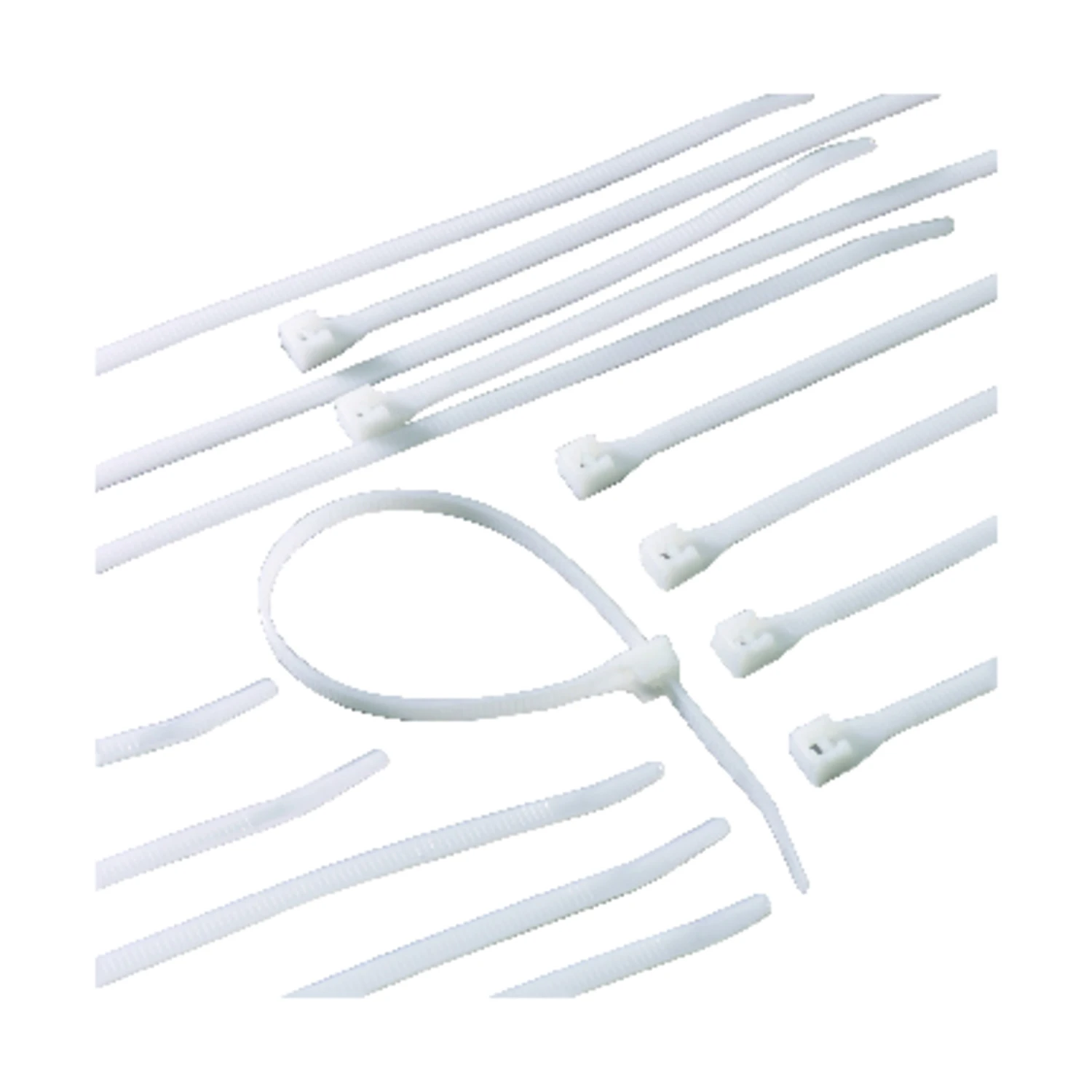Gardner Bender DoubleLock 11 In. x 0.13 In. Natural Color Nylon Cable Tie (100-Pack)