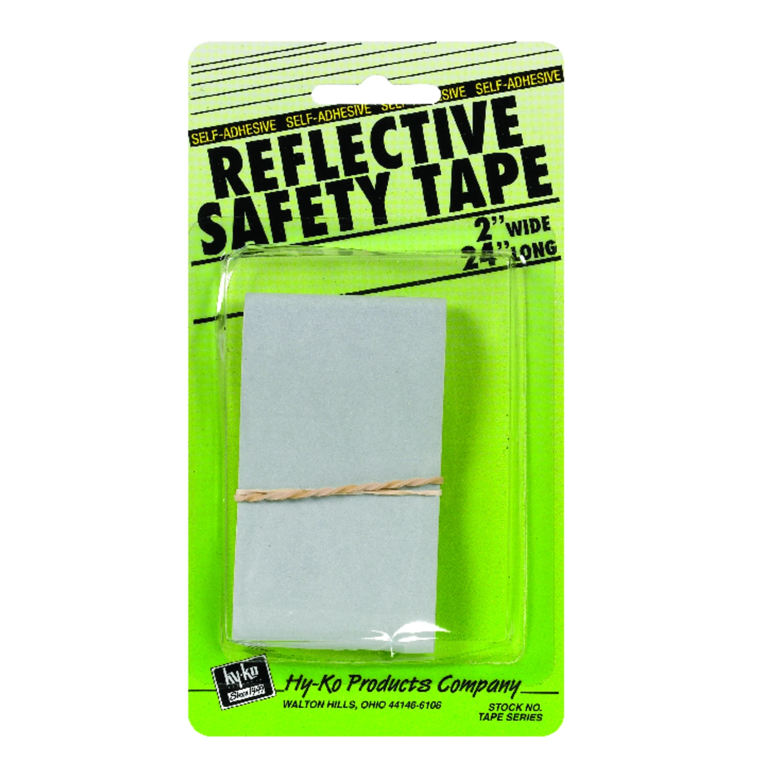 Hy-Ko 24 in. Rectangle Silver Reflective Safety Tape 5 pk