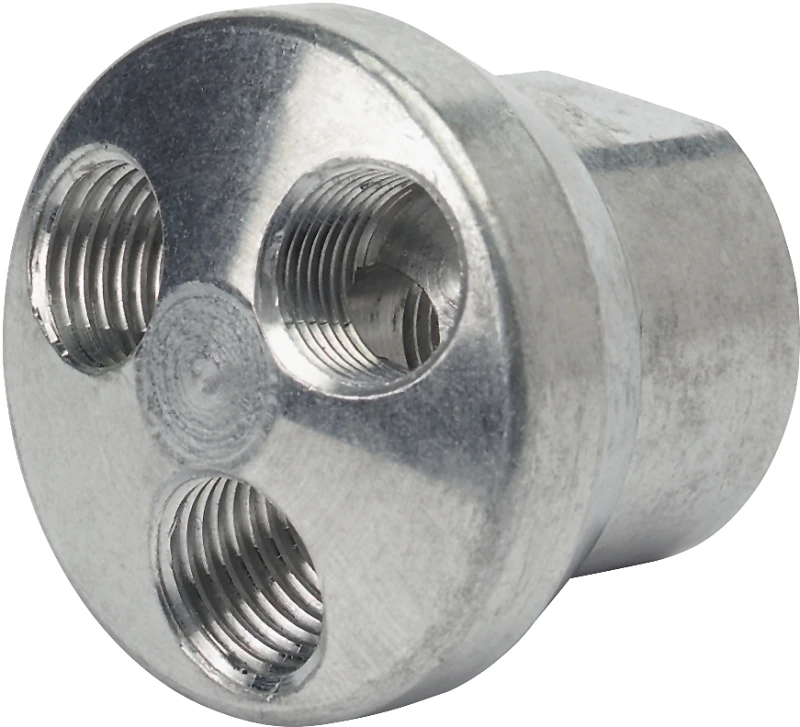 3-in-one Brass 3-way Manifold 1/4 In. Npt Air Tool Accessory