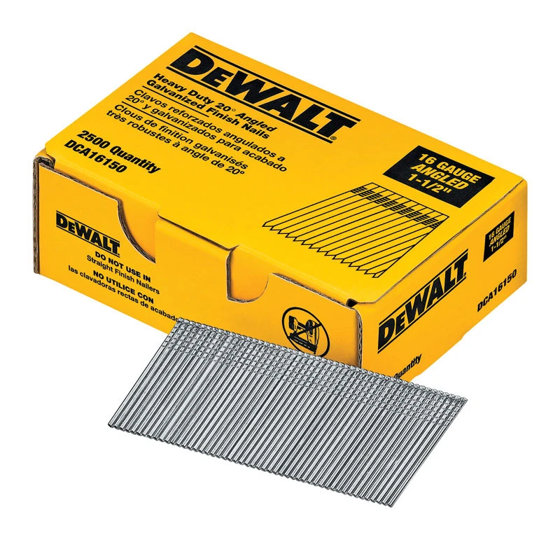 Collated Angled Finishing Nails, 16 Gauge, 1-1/2 In., 2,500-Pk.