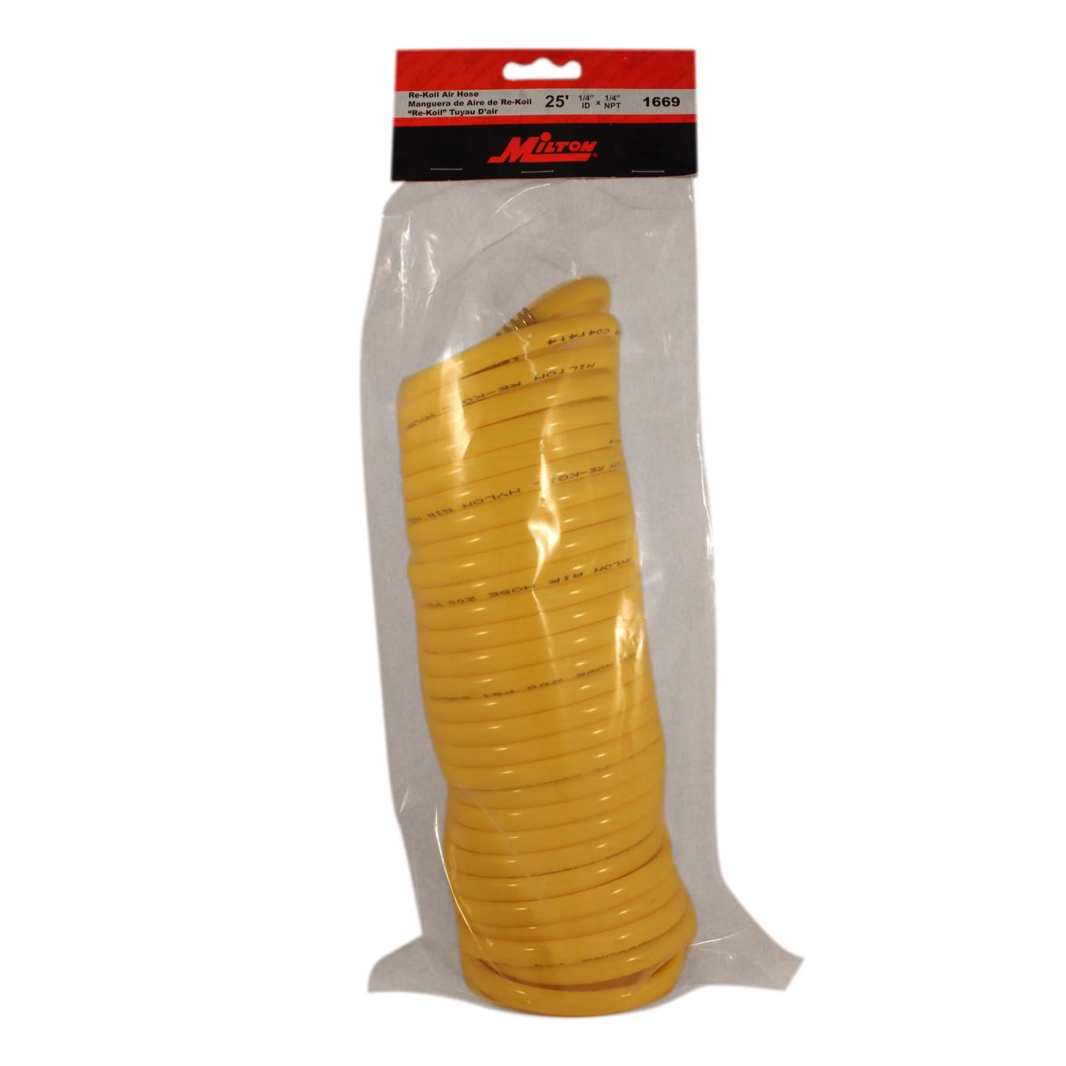 Air Tool Recoil Hose Nylon 1 and 1 Quarter Inch by 25 Feet