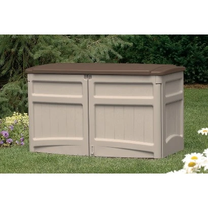 Gs1000b 20 Cubic Foot Horizontal Storage Shed, Mocha Lid, 33 X 4.5ft.
