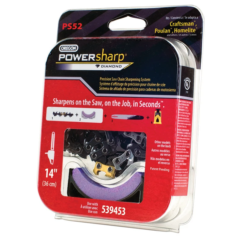 Powersharp Ps52 Chainsaw Chain With Sharpening Stone, 14 In Length, 0.05 Gauge