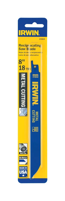 Weldtec 8 In. Bi-metal Reciprocating Saw Blade 18 Tpi Model 372818