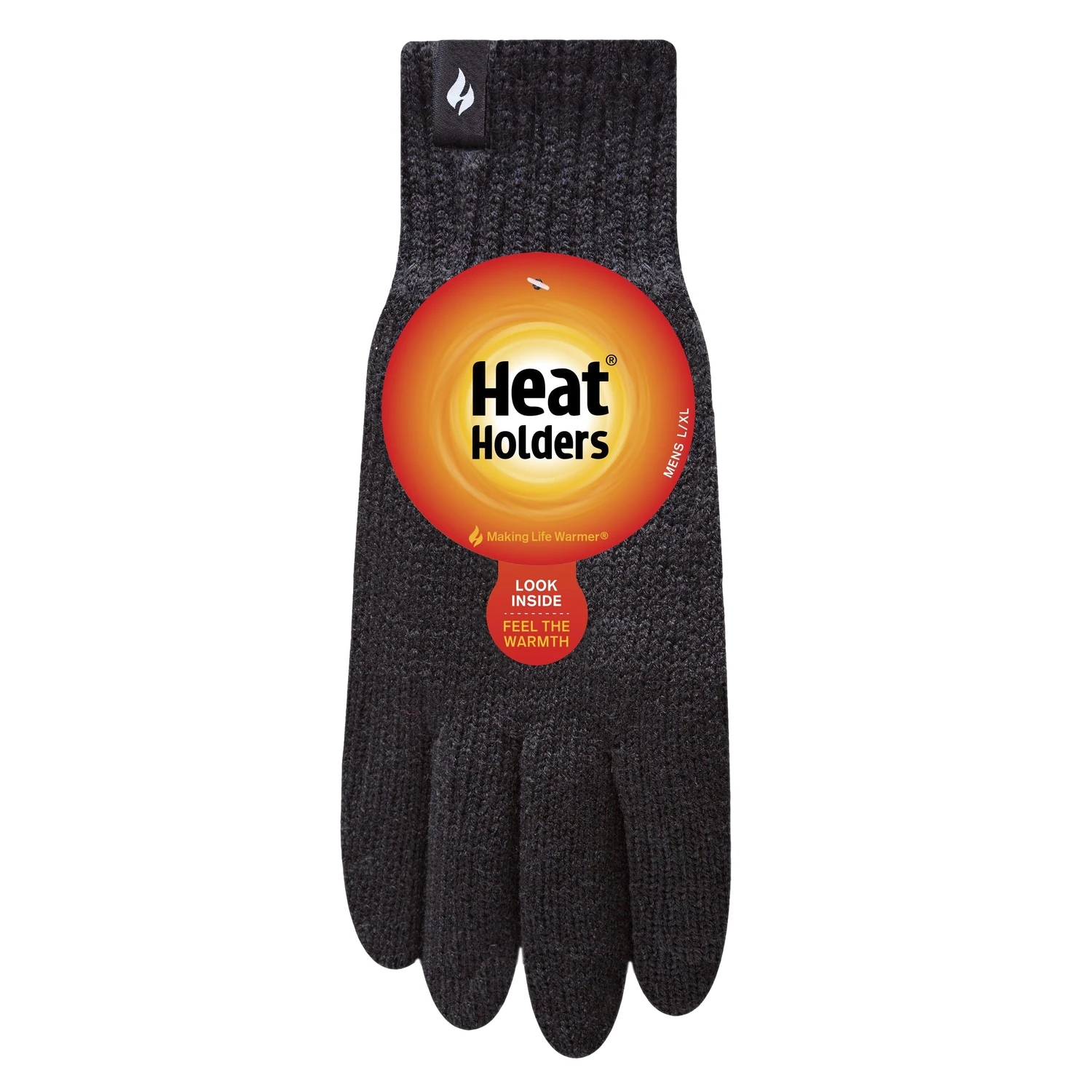 Men's Large Black Thermal Gloves