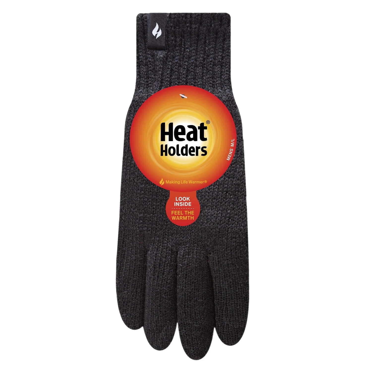 Men's Medium Black Thermal Gloves