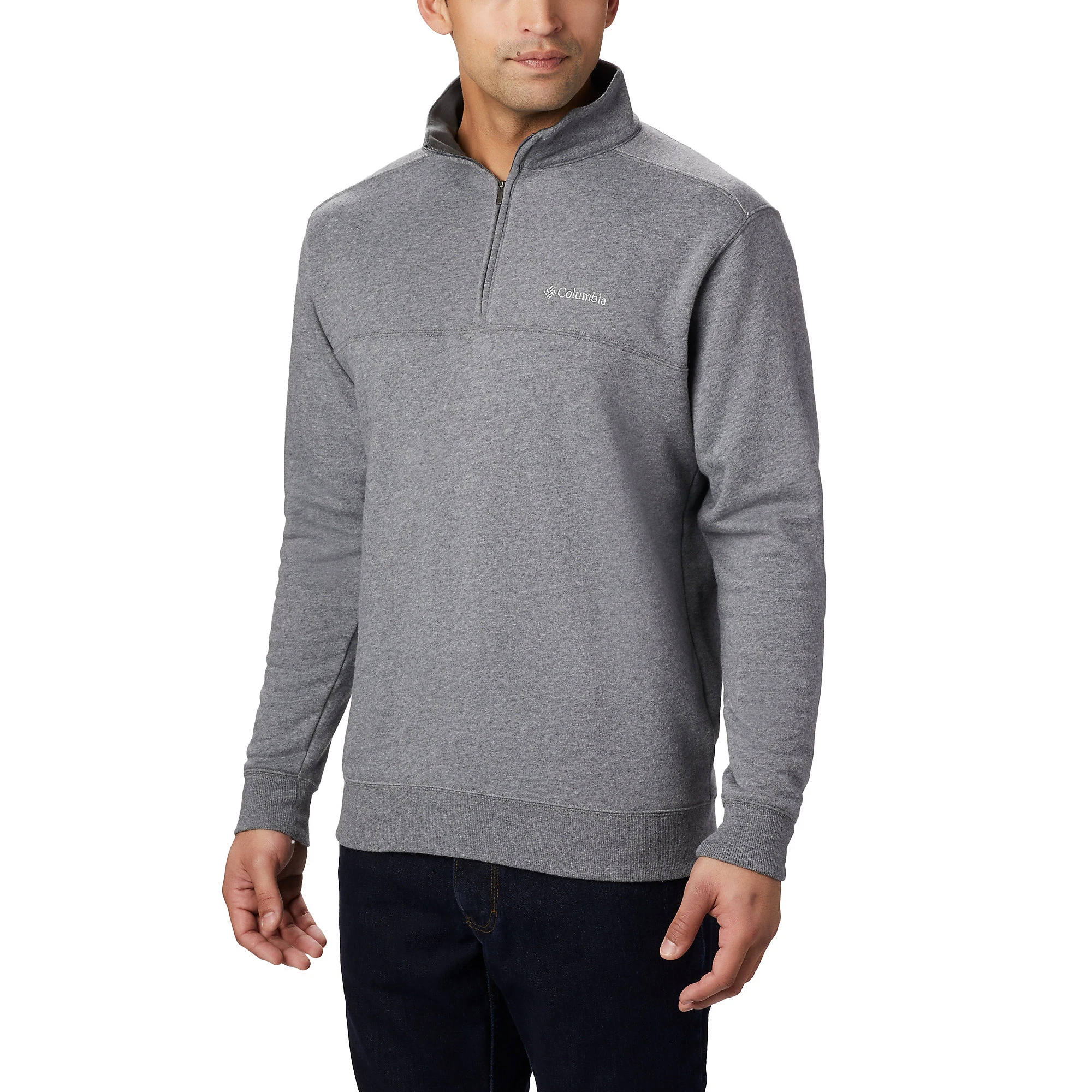Men's Hart Mountain Ii Half Zip Pullover - Medium - Charcoal Heather