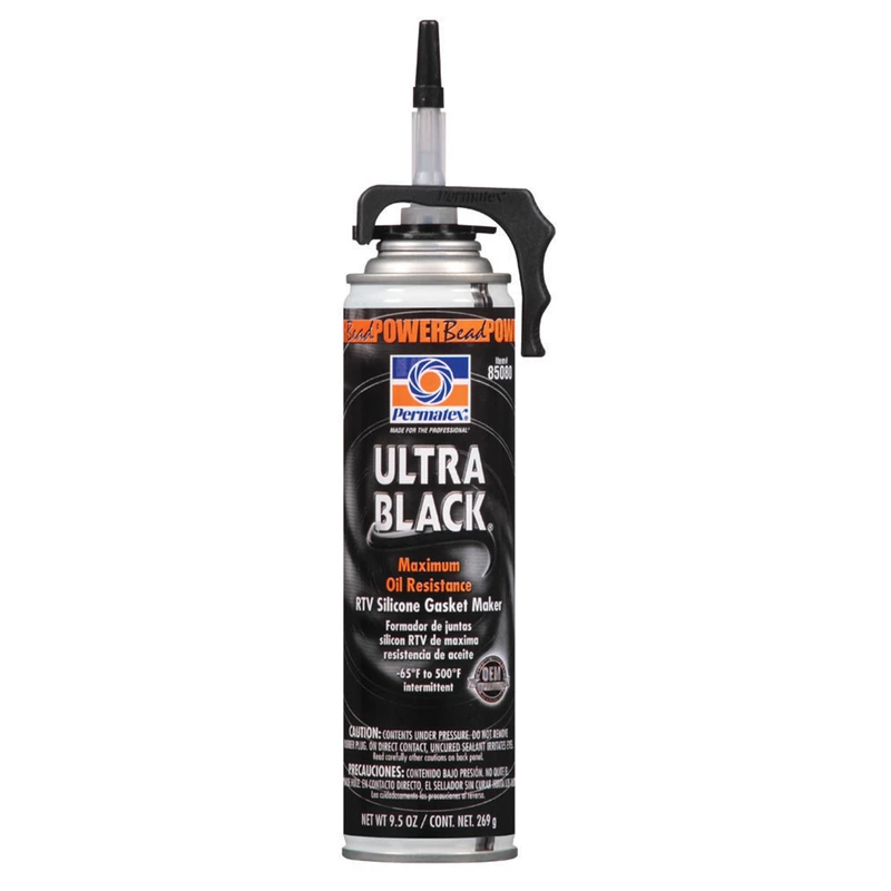 Permatex Ultra Black Maximum Oil Resistance Rtv Silicone Gasket Maker 9.5 Oz. - Model 85080