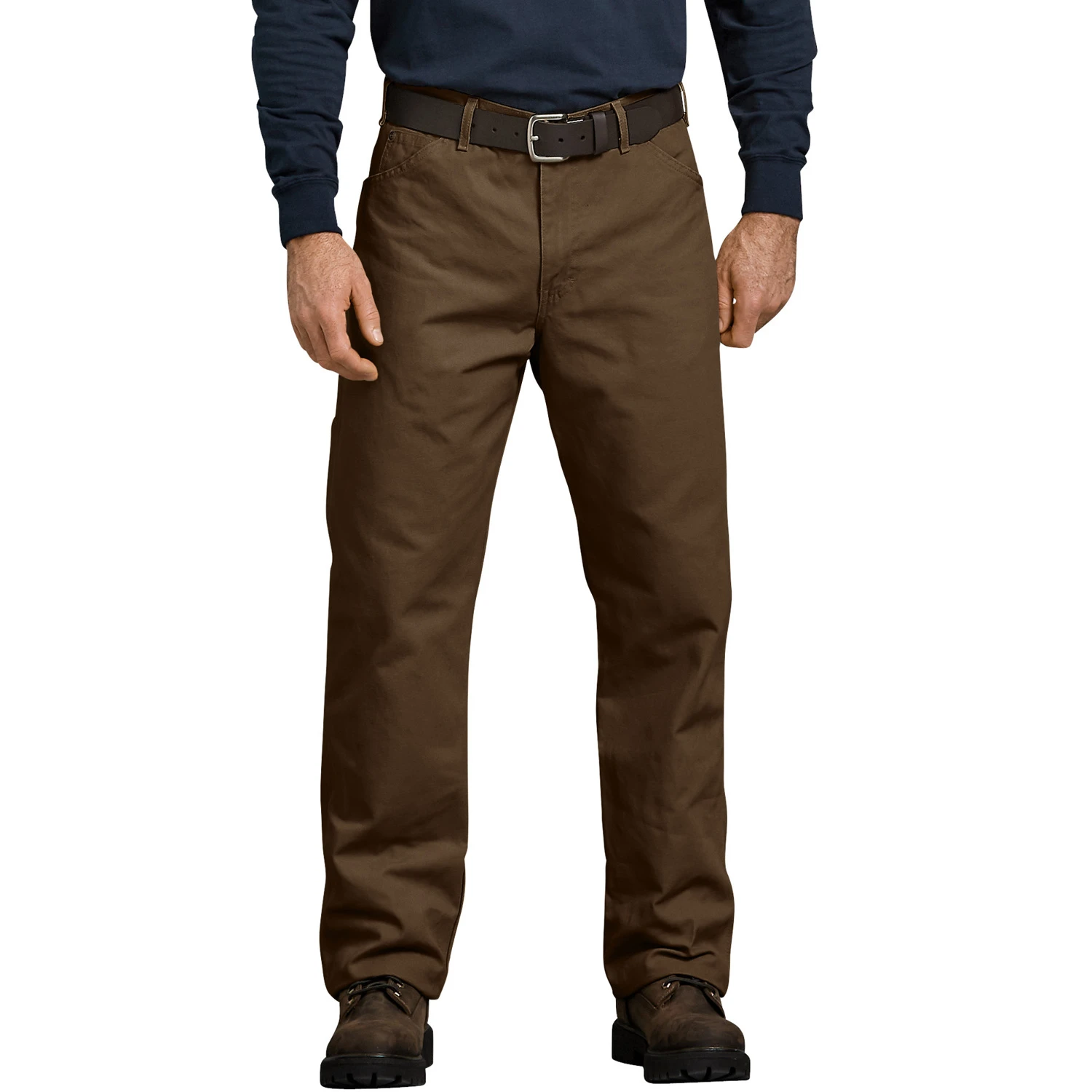 Men's Dickies Relaxed Fit Duck Canvas Carpenter Pants, Size: 36 X 32, Brown