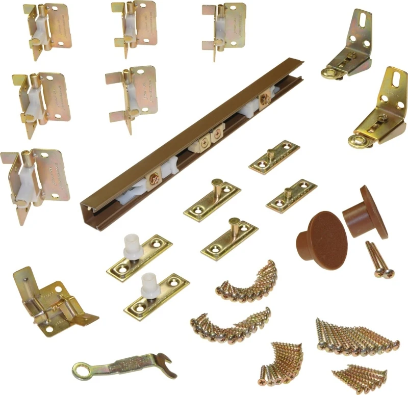 48 In. Bi-fold 4-door Folding Door Hardware Set
