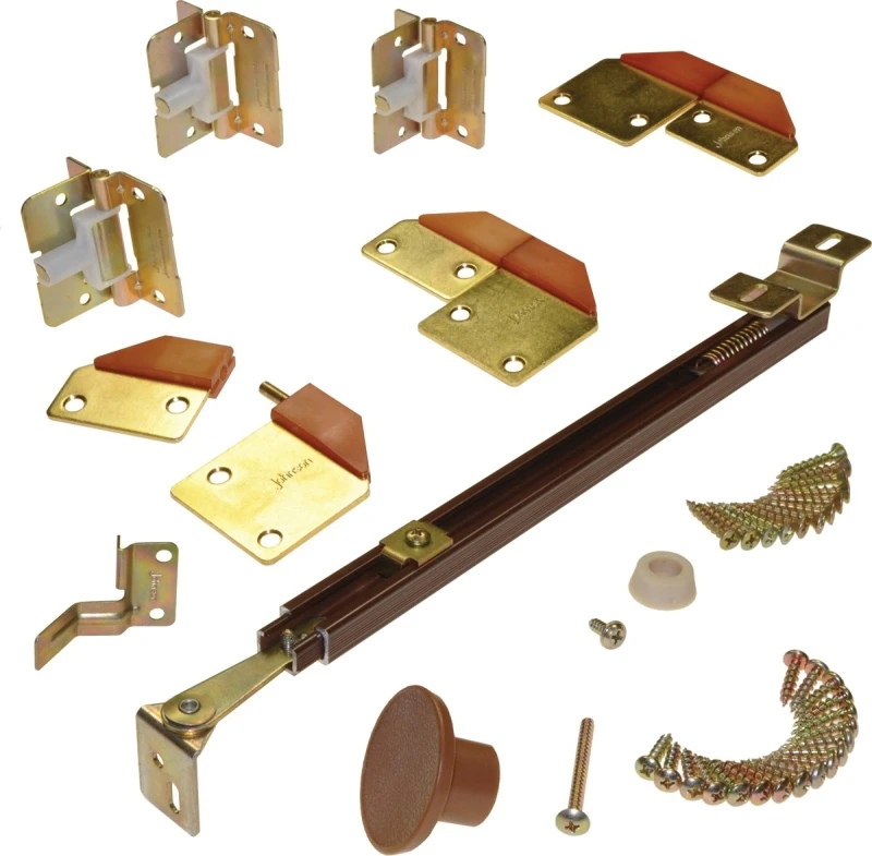 1601218p Full Access Folding Door Hardware Set For 2 Doors, 24-36 In.