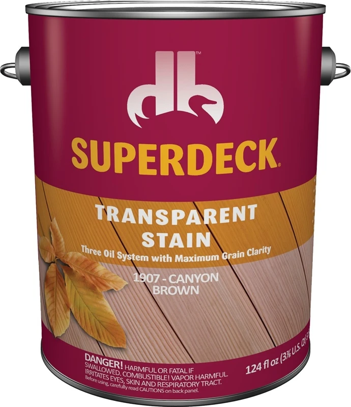 Canyon Brown Oil-based Transparent Wood Stain 1 Gallon