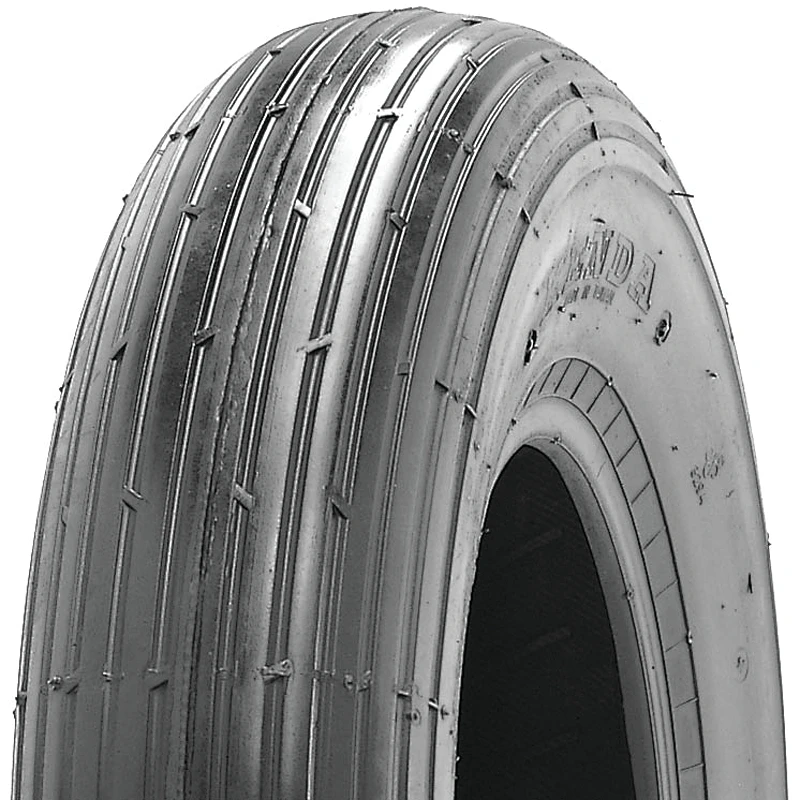 Rib Tread Tubeless Tire, 400-6, 2-Ply (Tire only)