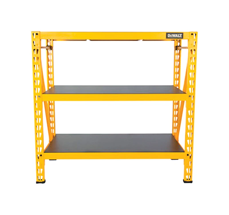 DeWalt 48 in. H X 50 in. W X 18 in. D Yellow Steel Shelf Rack DeWalt 48 in. H X 50 in. W X 18 in. D Yellow Steel Shelf Rack