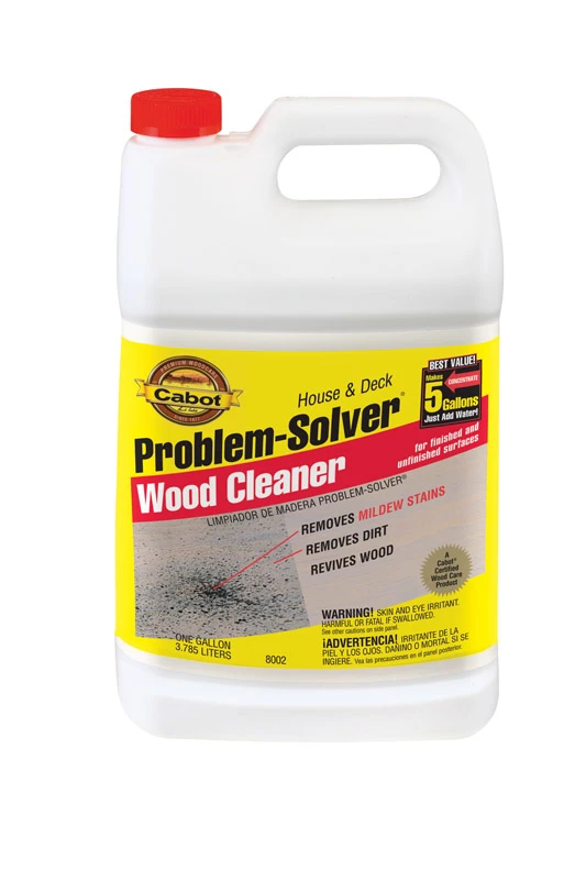 1 Gallon House & Deck Wood Cleaner Concentrate, Model 8002