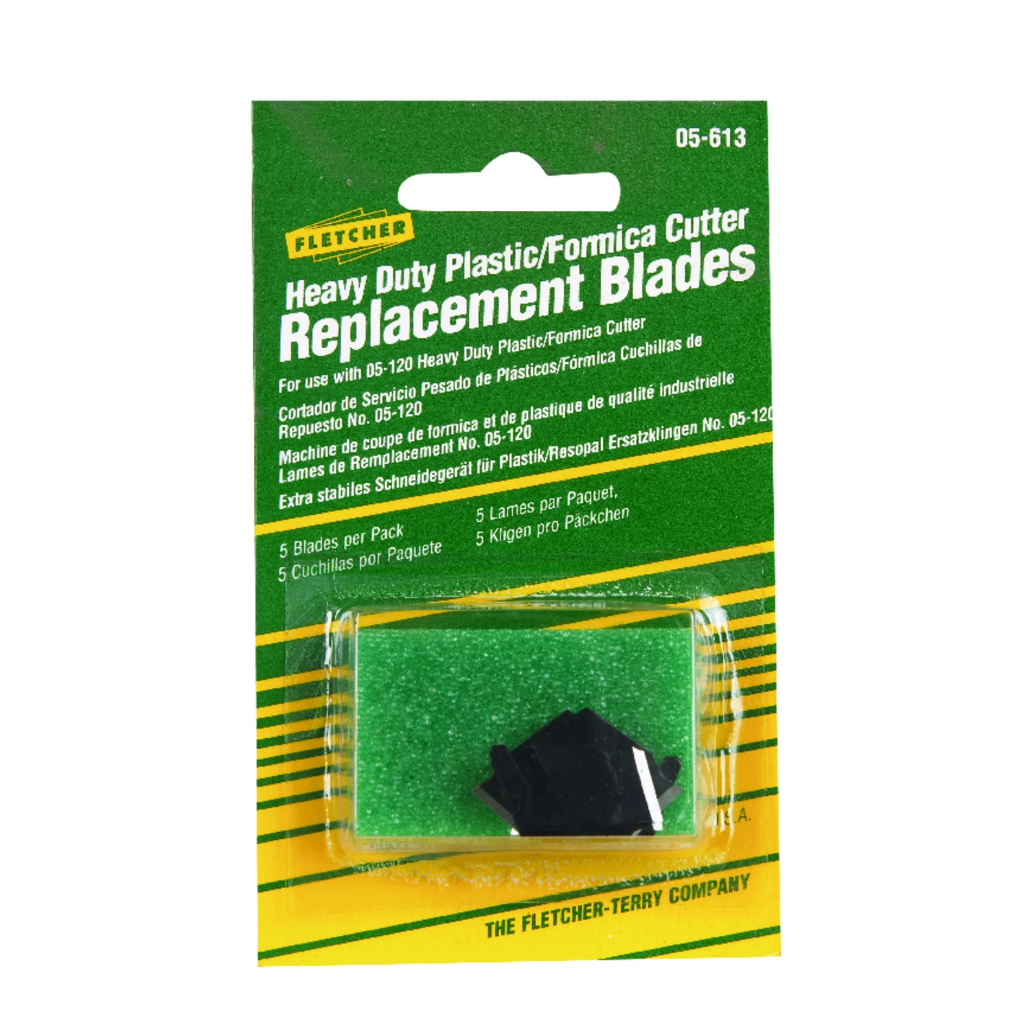 1/4 In. Heavy Duty Plastic Cutter Replacement Blades (5-pack) Model 05-613