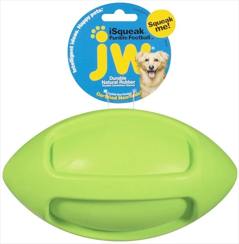 I-Squeak Funble Large Football Dog Toy with Squeaker