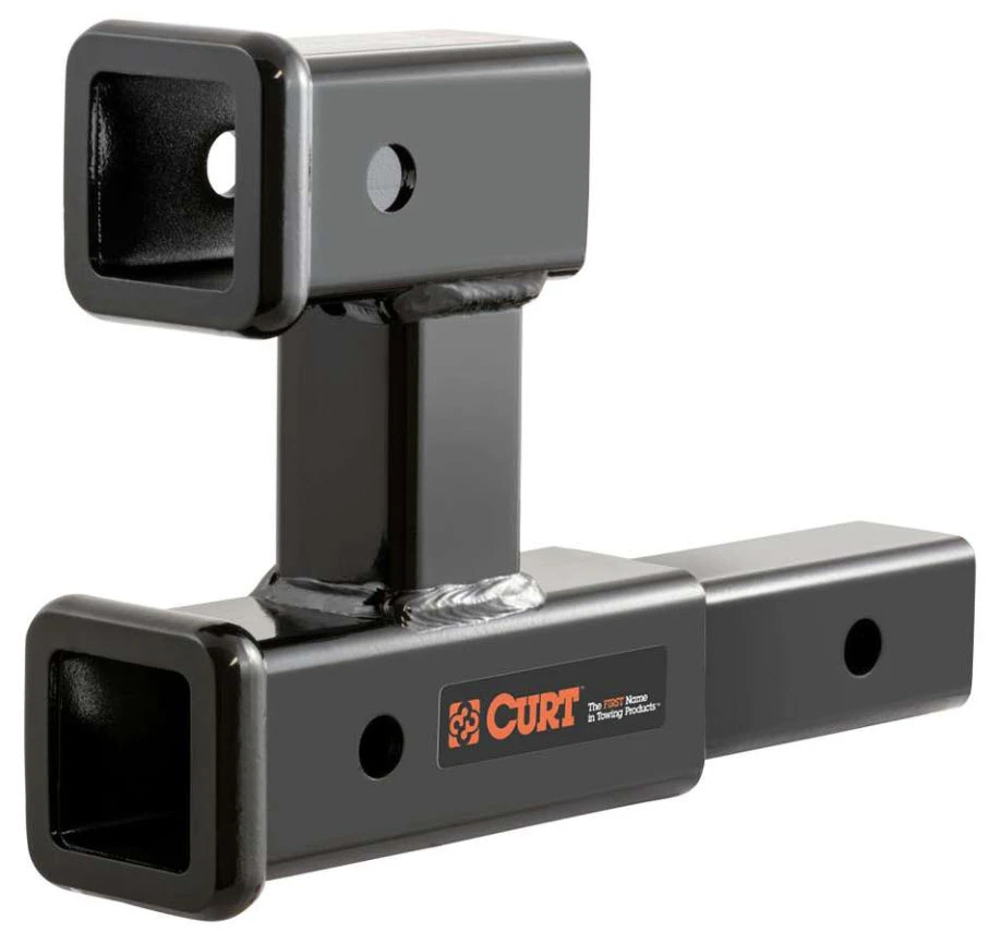 Dual Receiver Trailer Hitch Extender, 2 In., 3,500 Lbs Capacity