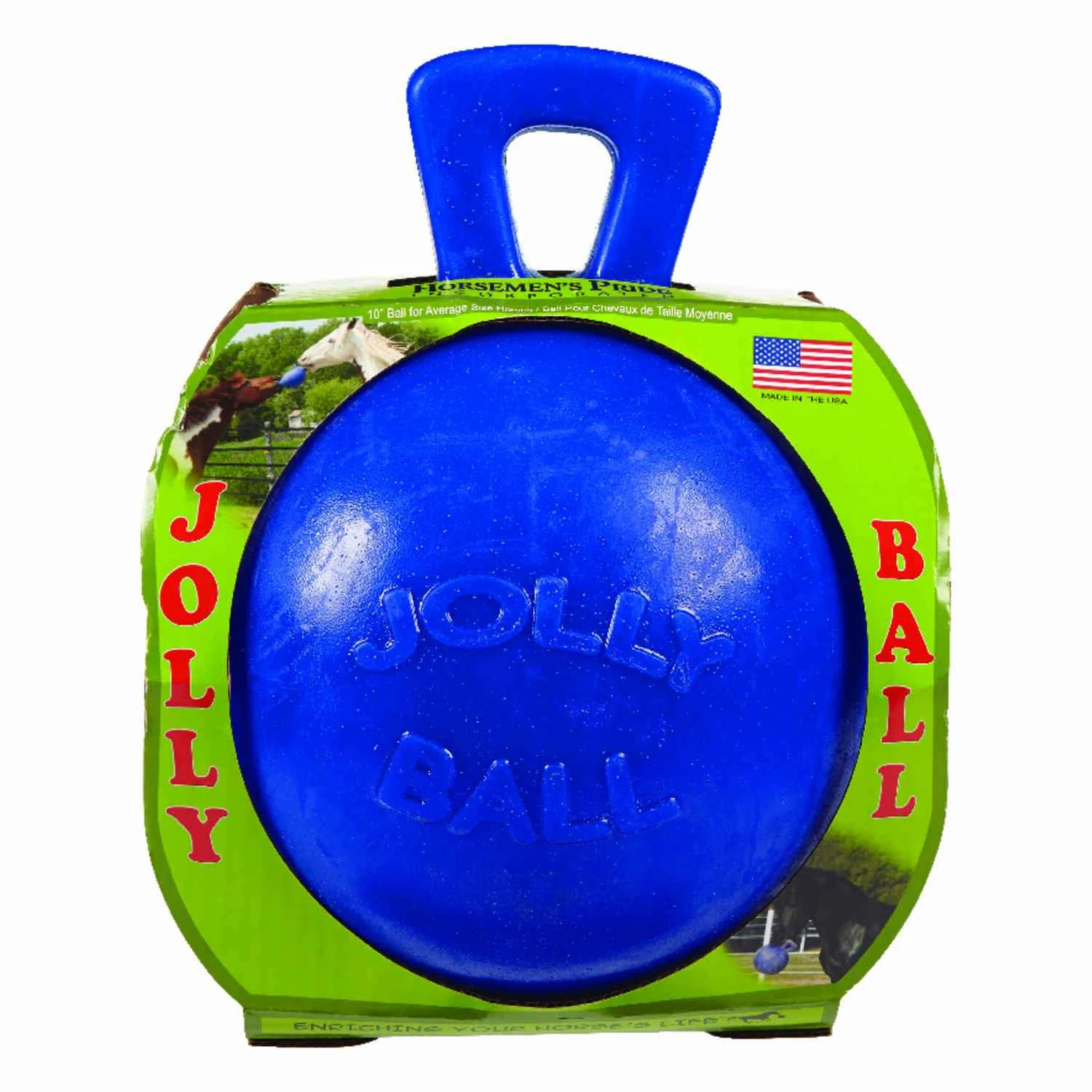 Jolly Ball, Blue, 10-In.