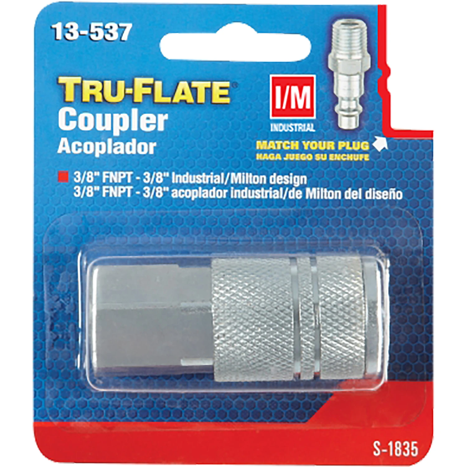 Industrial/milton Series Push-to-connect 3/8 In. Fnpt Coupler