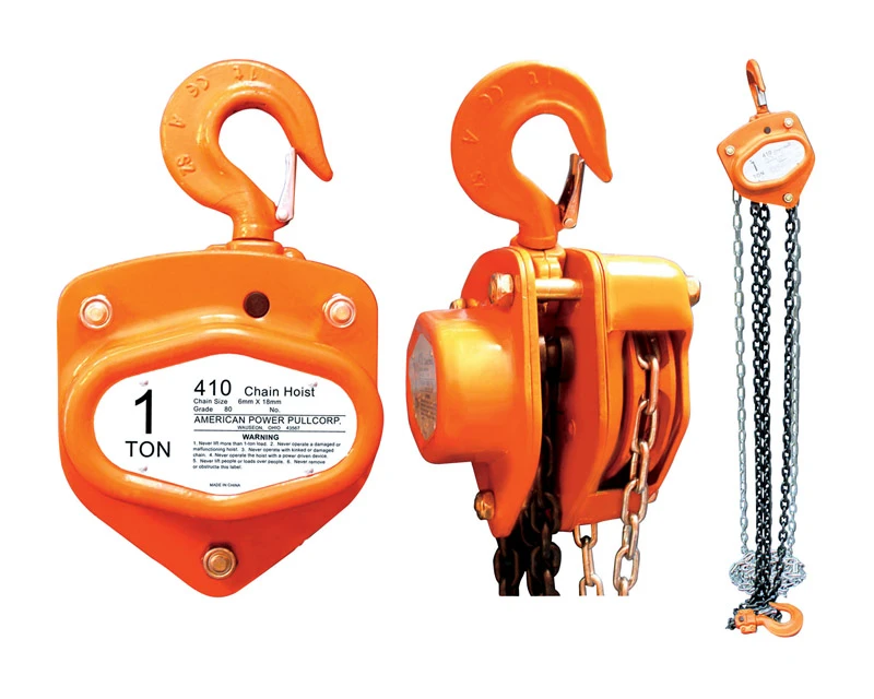 2000 Lb. 10 Ft. Lift Chain Block Hoist Model 410