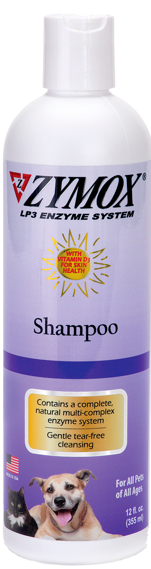 Enzymatic Shampoo With Vitamin D3, 12 Ounce Bottle For Dogs