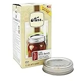 Canning Jar Lids & Bands, Regular Mouth, 12-Pk