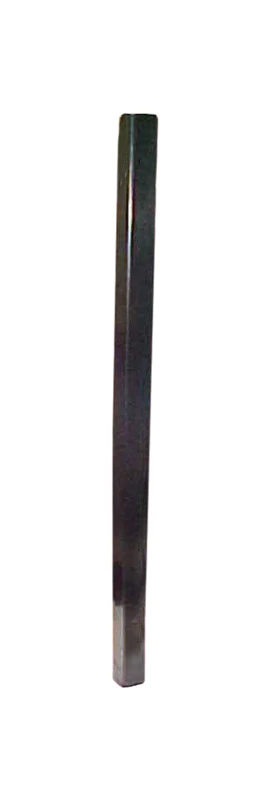 Np125 36 In. H X 1.25 In. W Black Steel Newel Post, 1 Unit