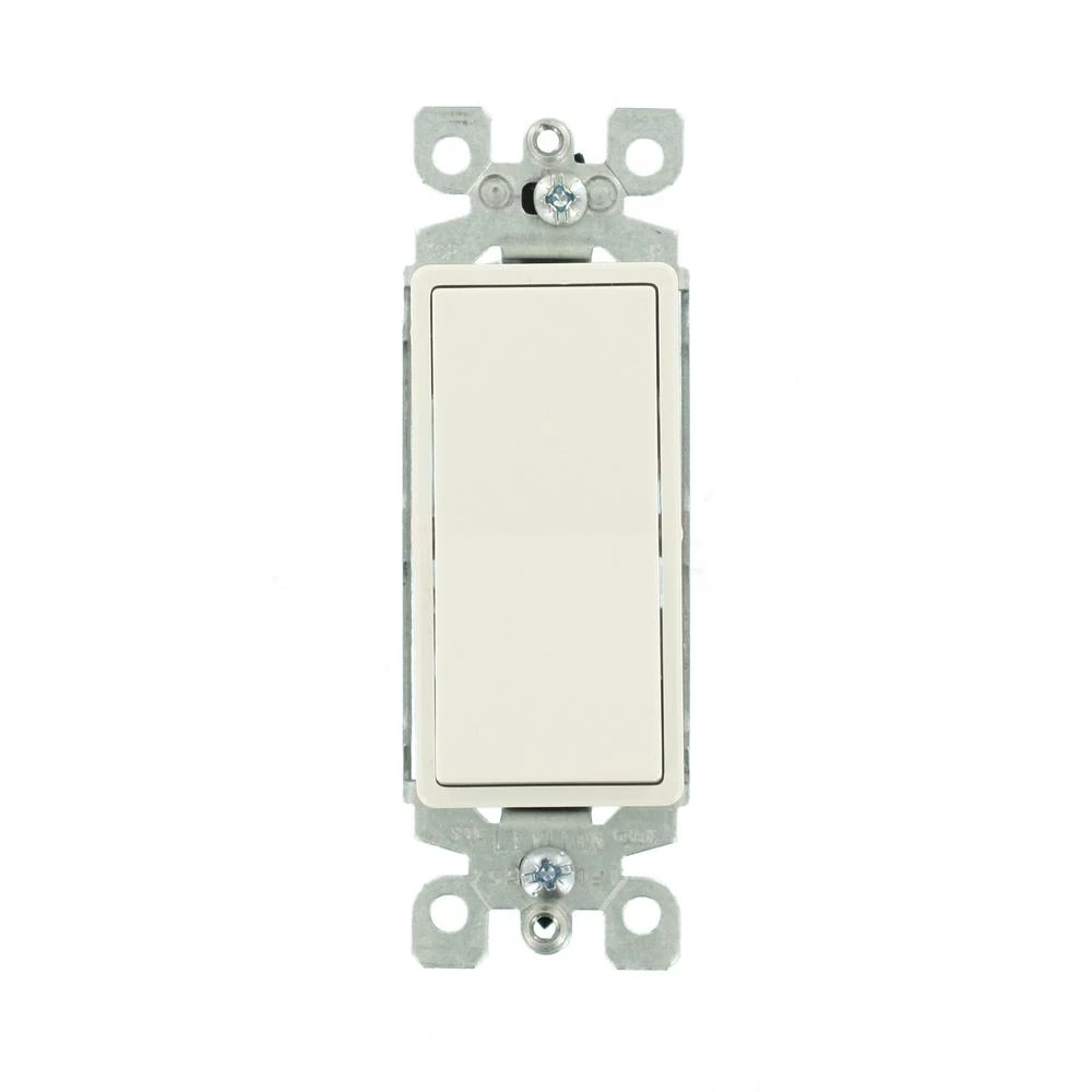 Decora Illuminated 15 Amp 3-way Rocker Switch, White, Model R12-l5613-2lw