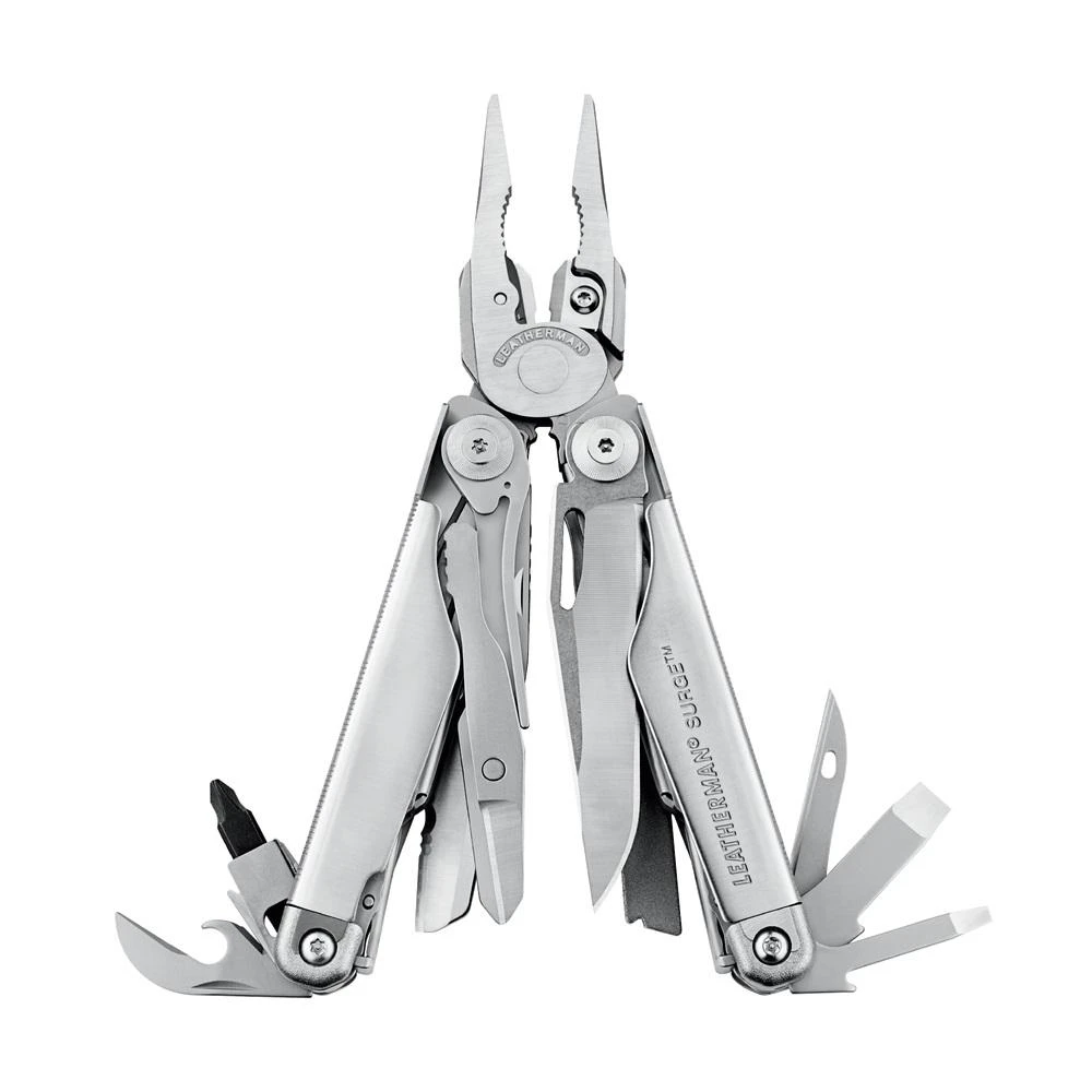 Leatherman Surge Heavy-duty Multi-tool With Leather Sheath And 2 Bits, Model 830158