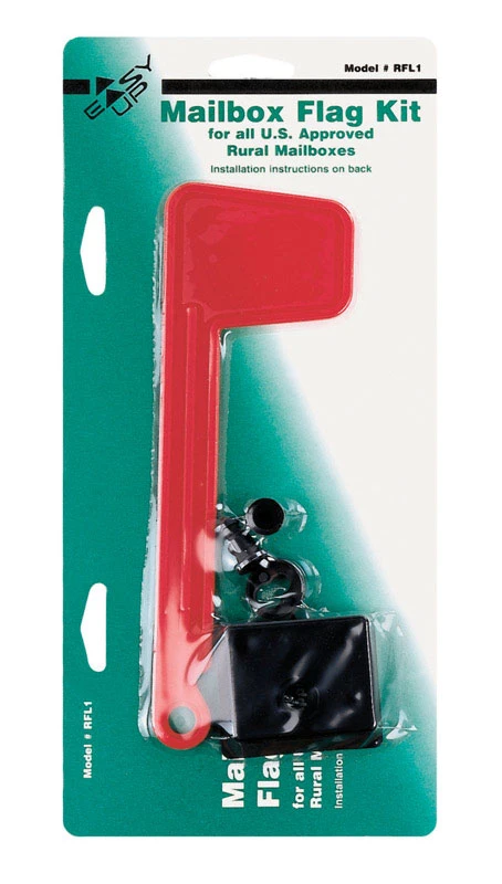 Steel Red Mailbox Flag Replacement Kit 2.5 In. W X 7.5 In. L