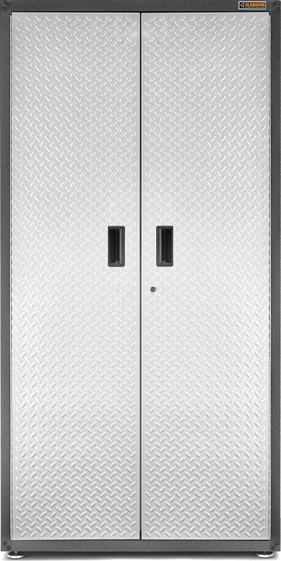 Jumbo Gearbox Cabinet, 72 In H X 36 In W X 24 In D, Steel, Silver Tread