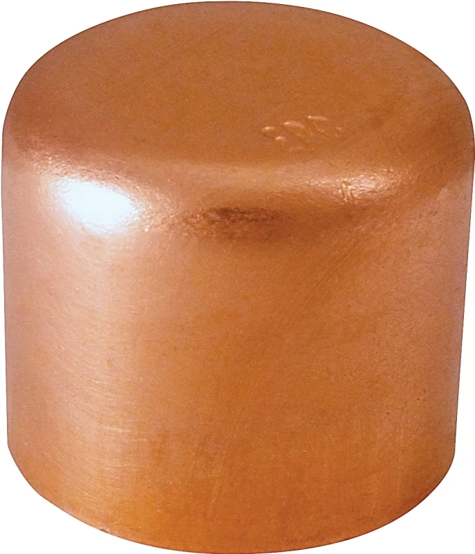 30630 Copper Tube Cap, 3/4 In, Sweat Connection, Wrot Copper