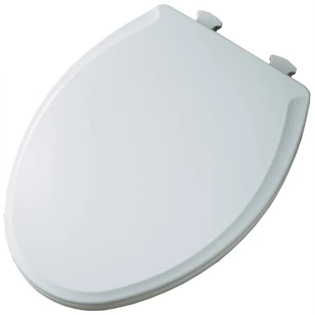 146ec 000 Premium Elongated White Molded Wood Toilet Seat With Lift-off Hinges
