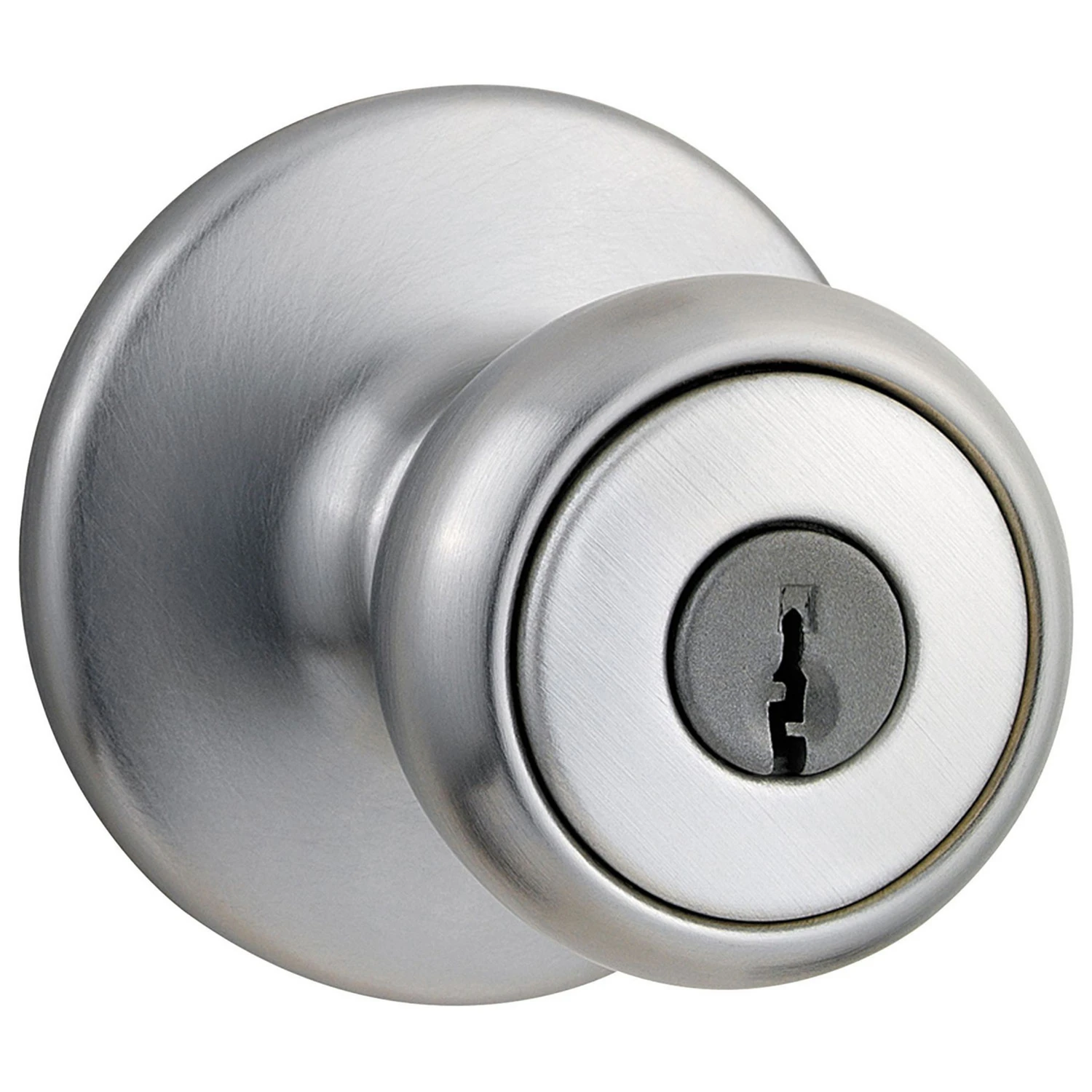 Tylo Satin Chrome Entry Lockset Model 400t 1-3/4 In. Security Knob