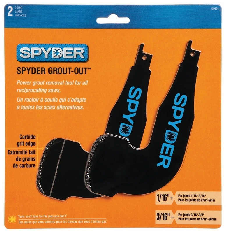 Grout-Out 2-Pc. Grout Removal Tool