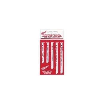 Milwaukee 5-Piece U-Shank Jig Saw Blade Set