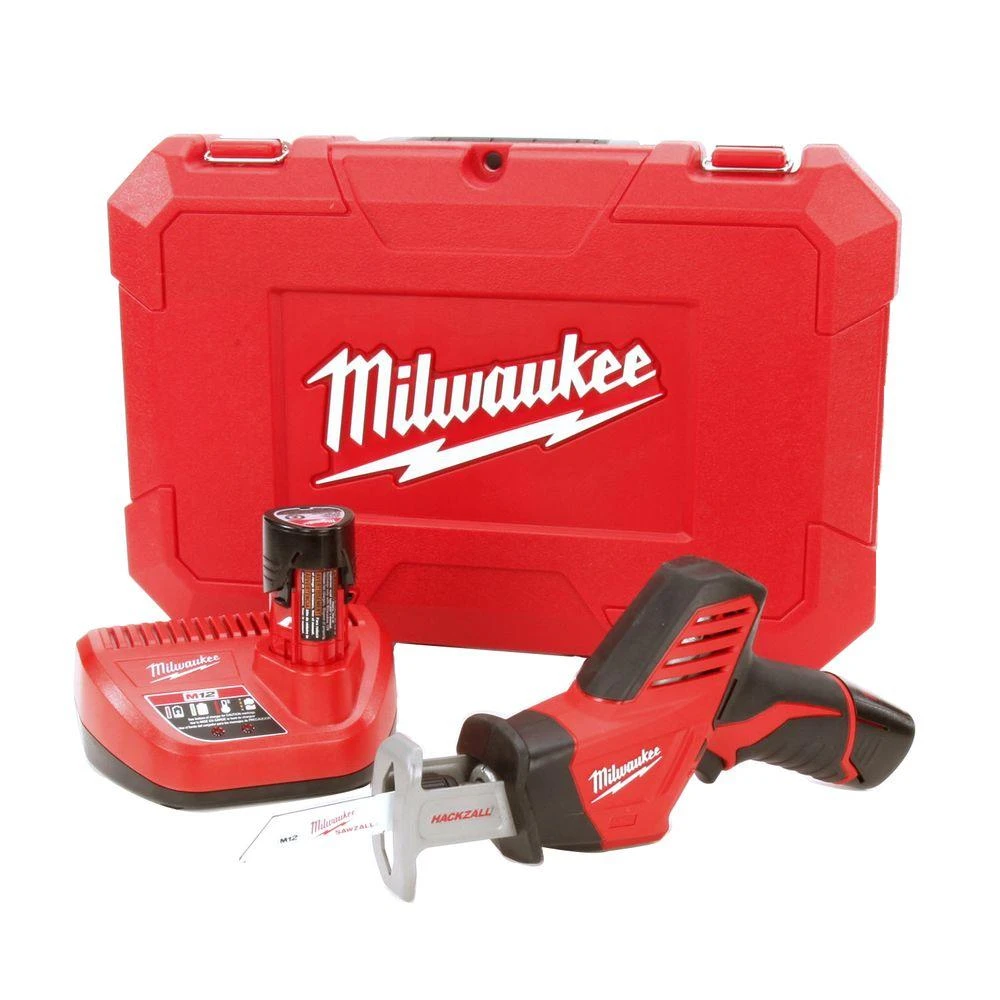 M12 12-volt Lithium-ion Hackzall Cordless Reciprocating Saw With Batteries And Charger
