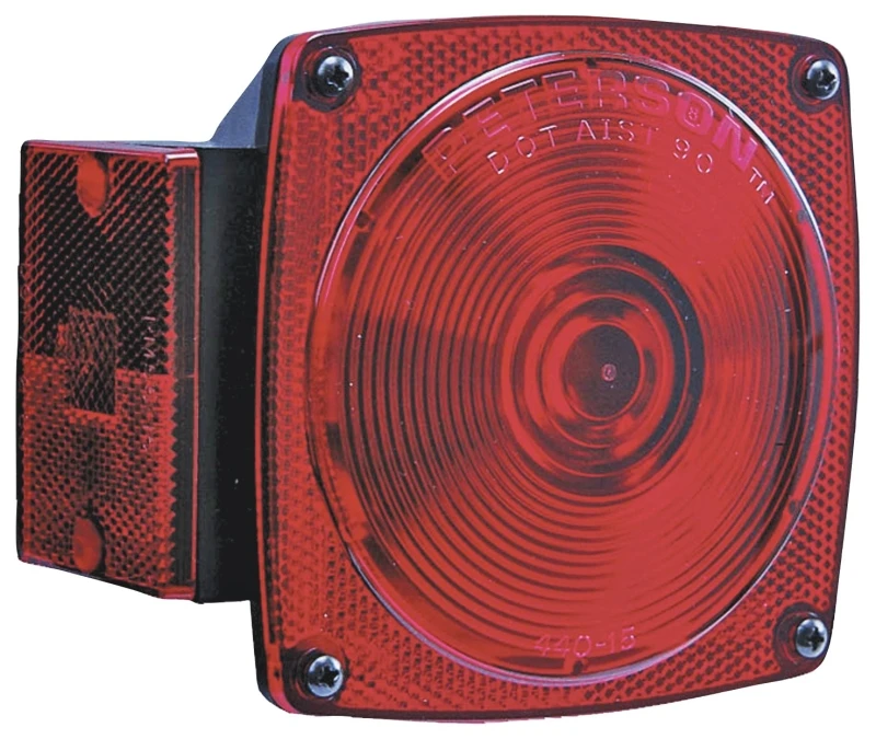 V440 Tail Light, Incandescent Lamp - 6 Functions, 12 Volts, Red Lens