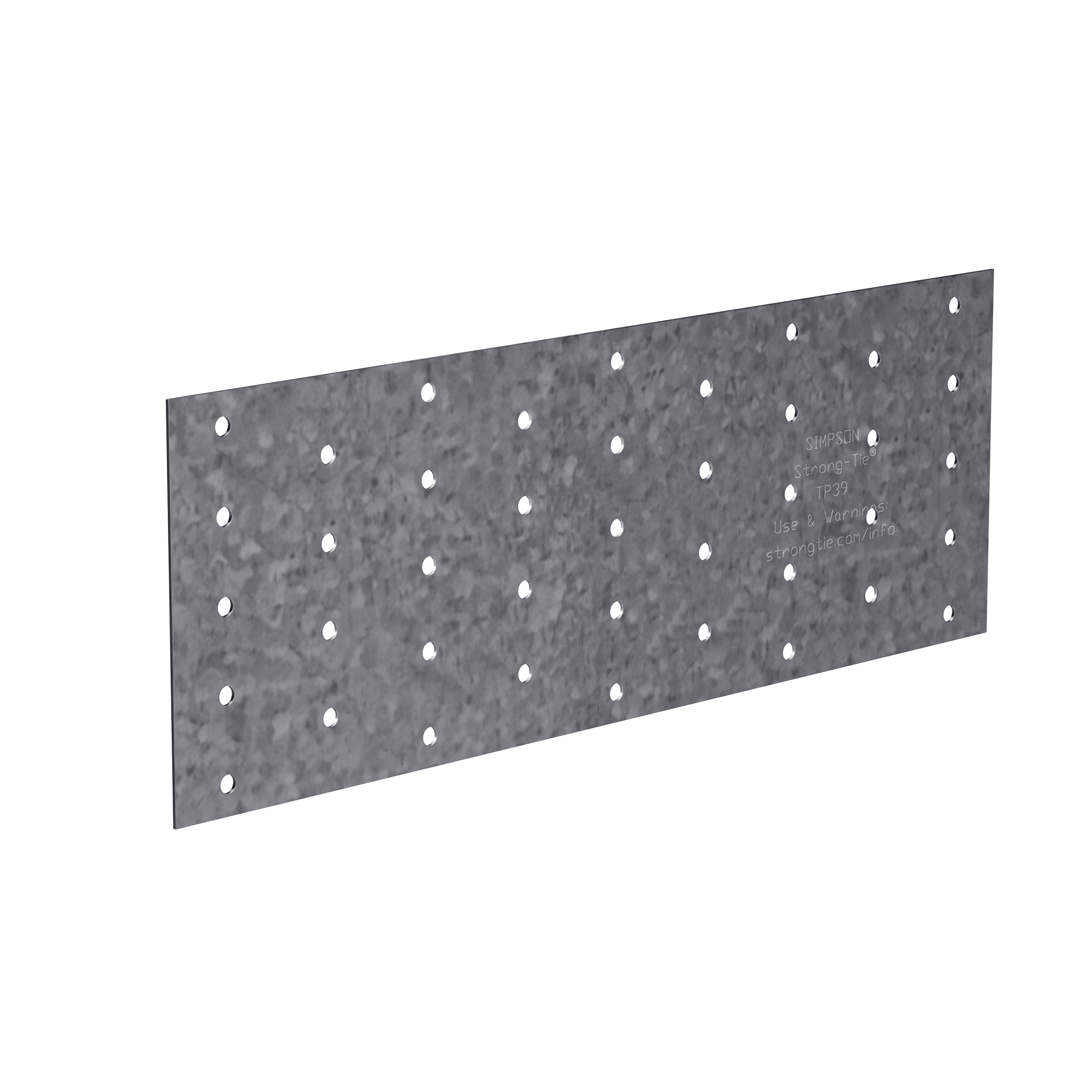 Tie Plate for Structural Reinforcement, Heavy-Duty Steel Construction