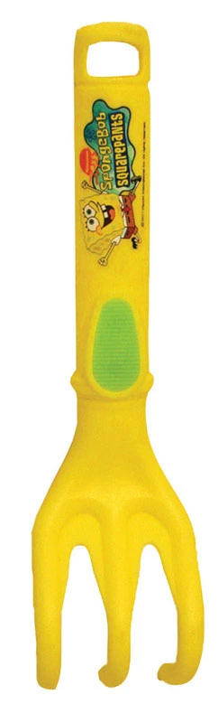 Kid's Spongebob Square Pants Cultivator - Durable Plastic Gardening Tool