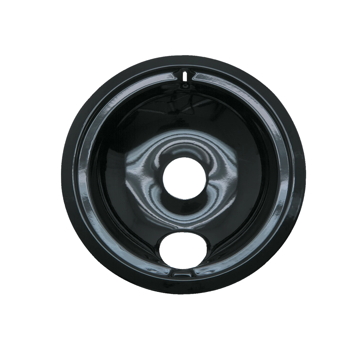 Electric Range Drip Pan for B Series Plug-In Element, Porcelain, 8 Inch Diameter