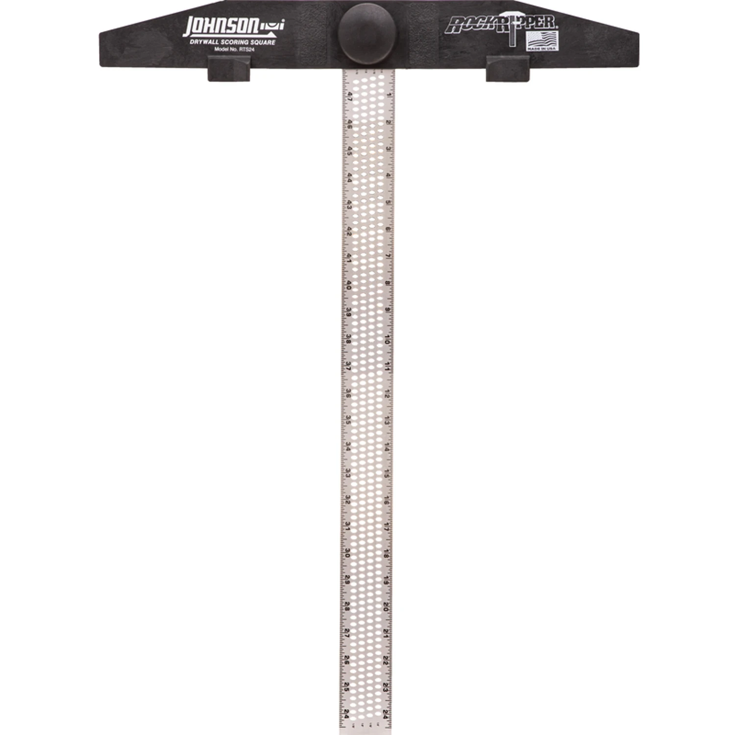Rockripper 24 In. Aluminum English/metric Drywall Scoring Square Rts24