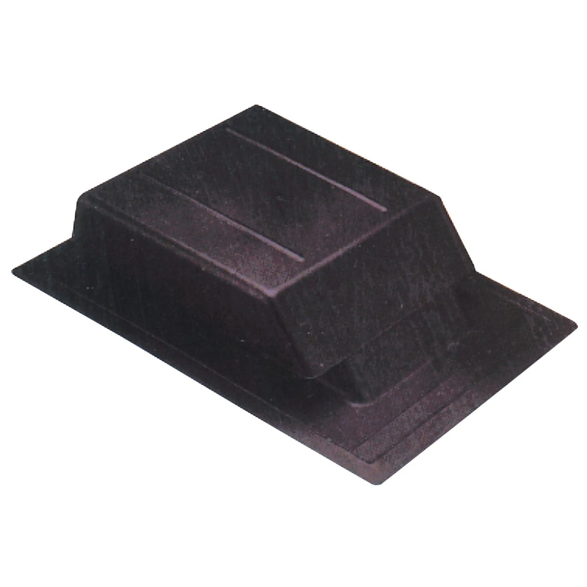 Airhawk 61 In. Black Plastic Slant Back Roof Vent With 9 In. Opening