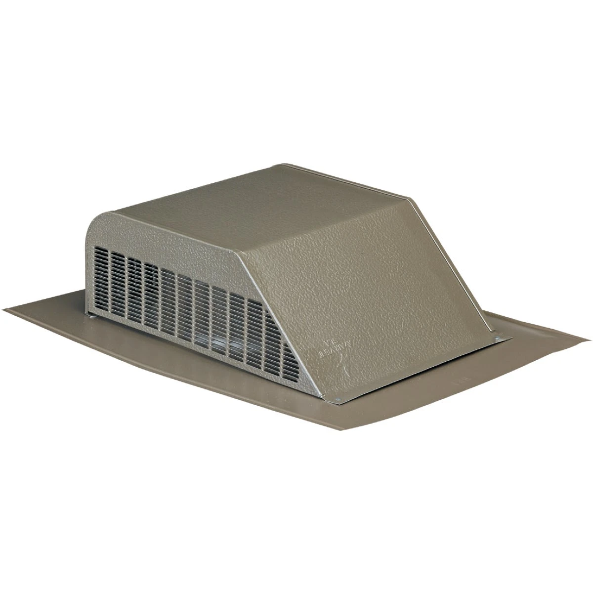 Airhawk 50 In. Weatherwood Galvanized Steel Slant Back Roof Vent With 8 In. Opening