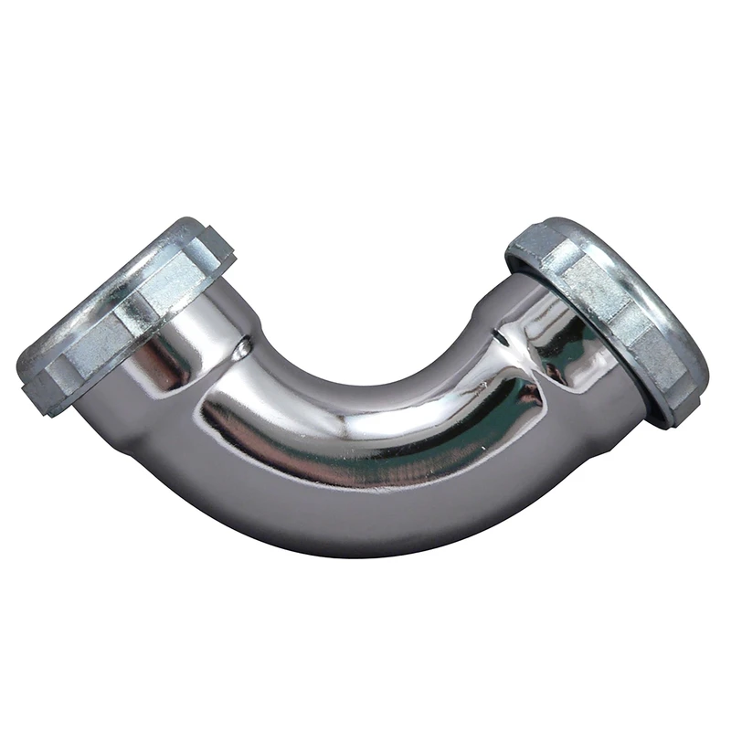 1-1/4 Inch Chrome-plated 90 Degree Slip Joint Elbow Coupling - Model 673k