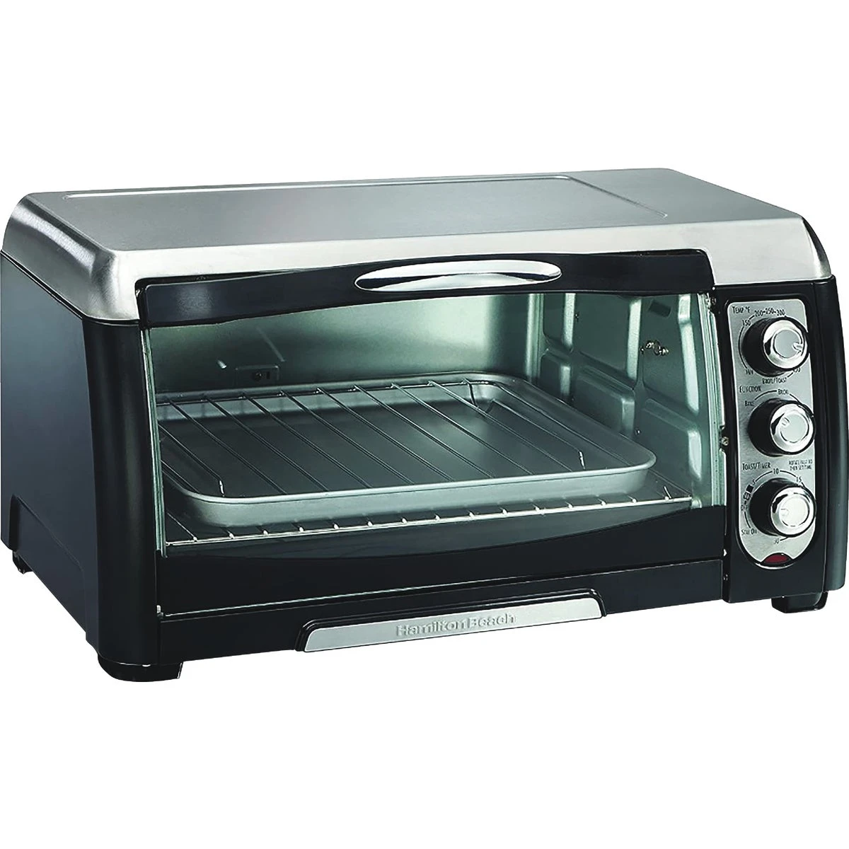 6-slice Stainless Steel Toaster Oven, Model 31330g, 12-inch Pizza Capacity