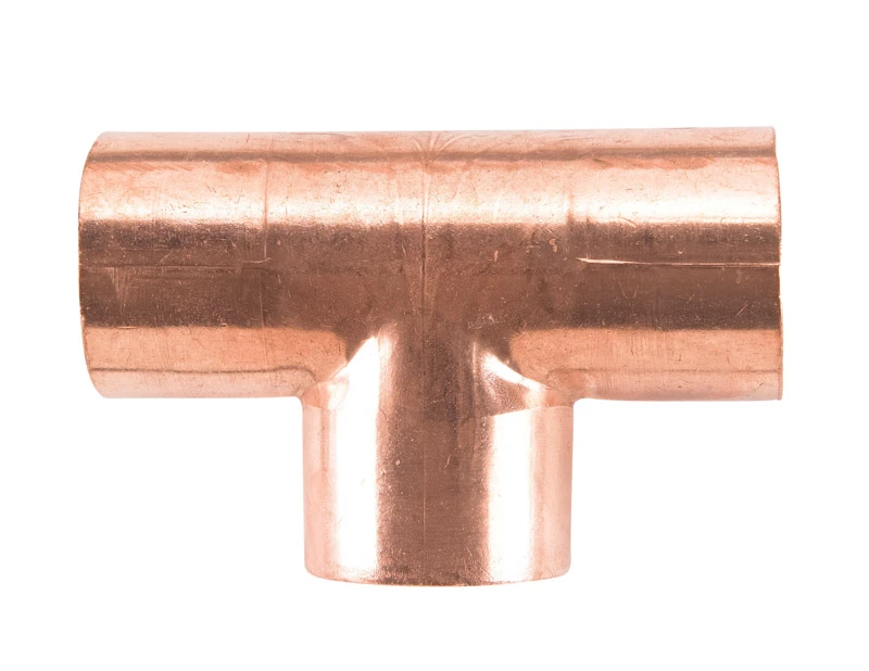 Copper Pipe Tee, 1-1/2 In. CxCxC